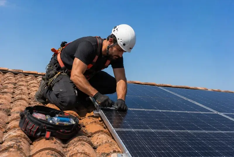 Maintenance et monitoring de panneaux solaires à Aniche